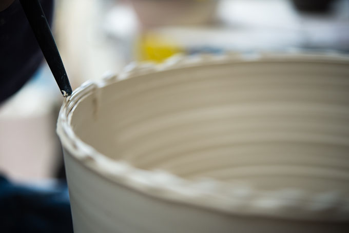 Tanya Gomez in her studio 2016